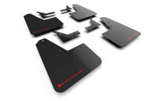 Dodge Ram 1500 TRX Mud Flap - Rally Armor - UR Series - Black/Red - `21-`25